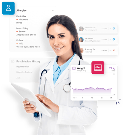 AI tool connected to practice management system